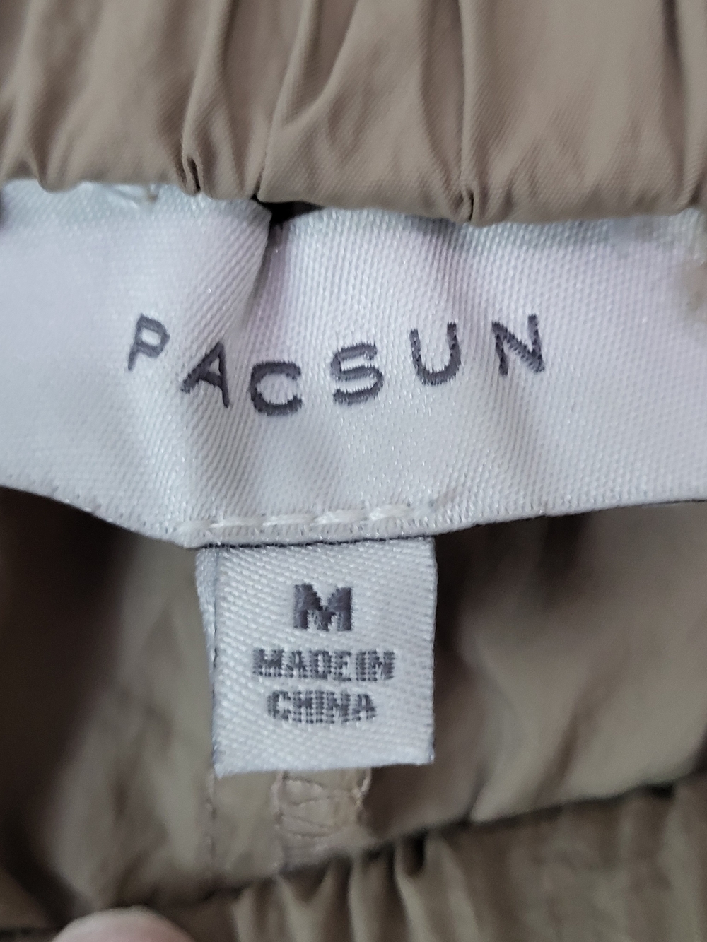 PacSun Taupe Cargo Harem Pants with D-Ring Details - Picture 2 of 5